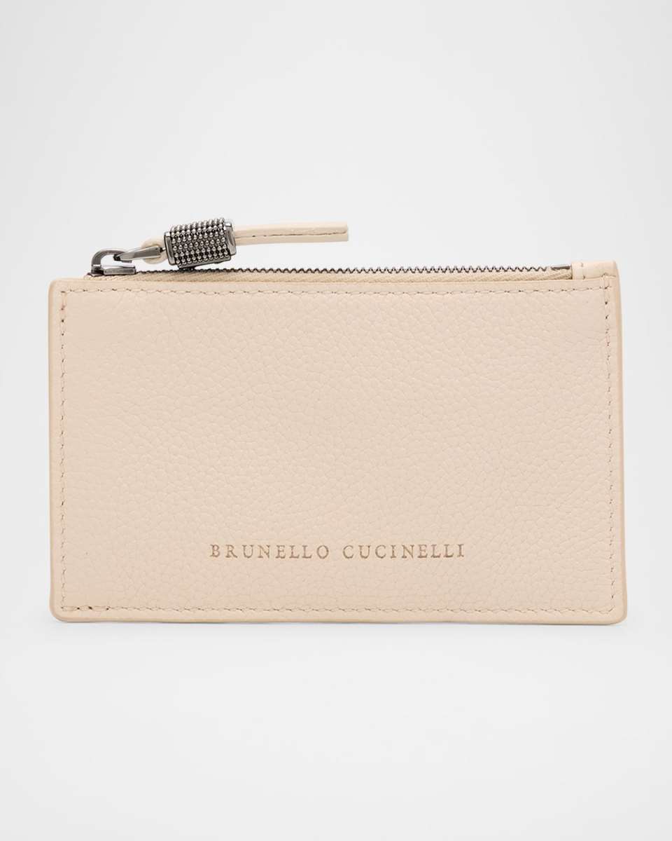Monili Leather Zip Wallet